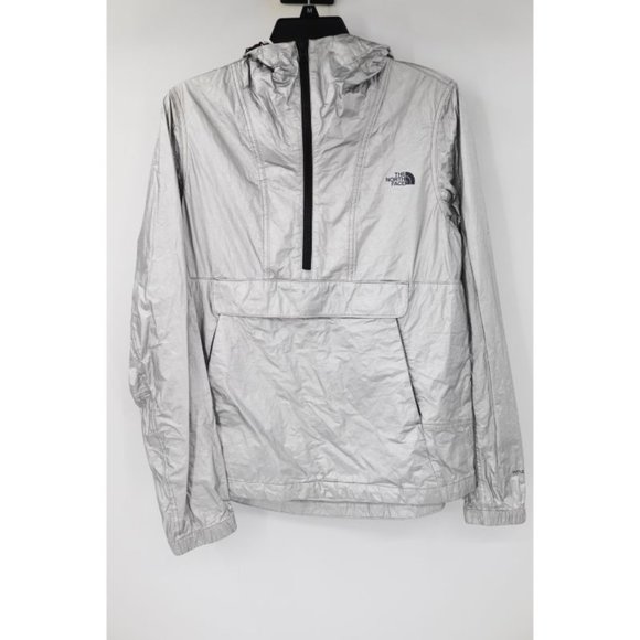 The north face Women's‎ small windwall crew run gray wind anorak hooded jacket - Picture 1 of 14
